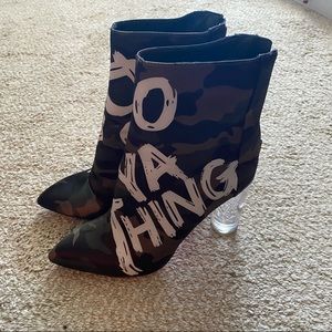 Aldo Dark Camo Boots